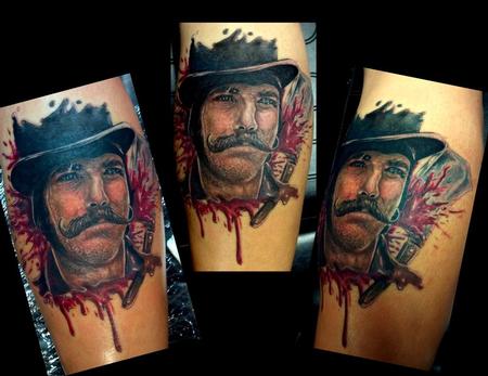 Tattoos - Daniel Day Lewis tattoo - 97837